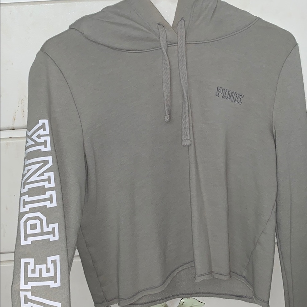 gray super soft VS hoodie
